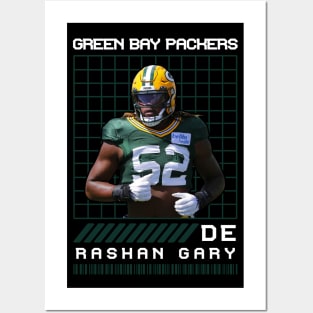 RASHAN GARY - DE - GREEN BAY PACKERS Posters and Art